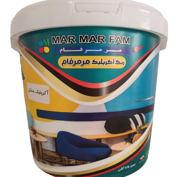 آکریلیک مشکی مرمرفام