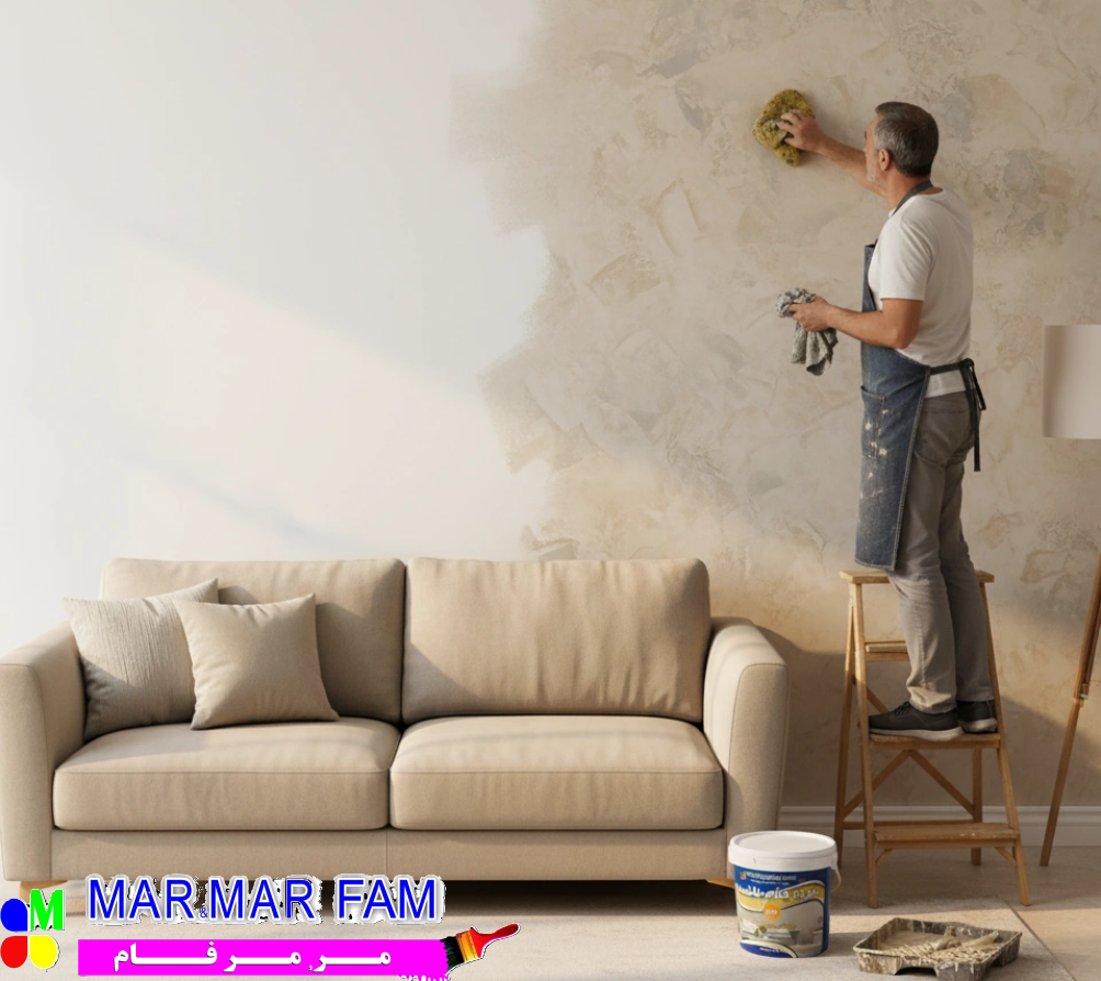 نقاشی دیوار با تکنیک پتینه
