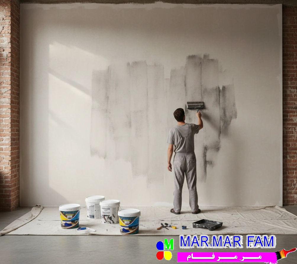 نقاشی دیوار با تکنیک کالرواش
