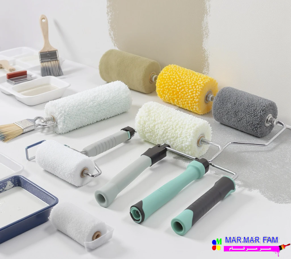 اجزای غلطک حرفه ای رنگ دیوار