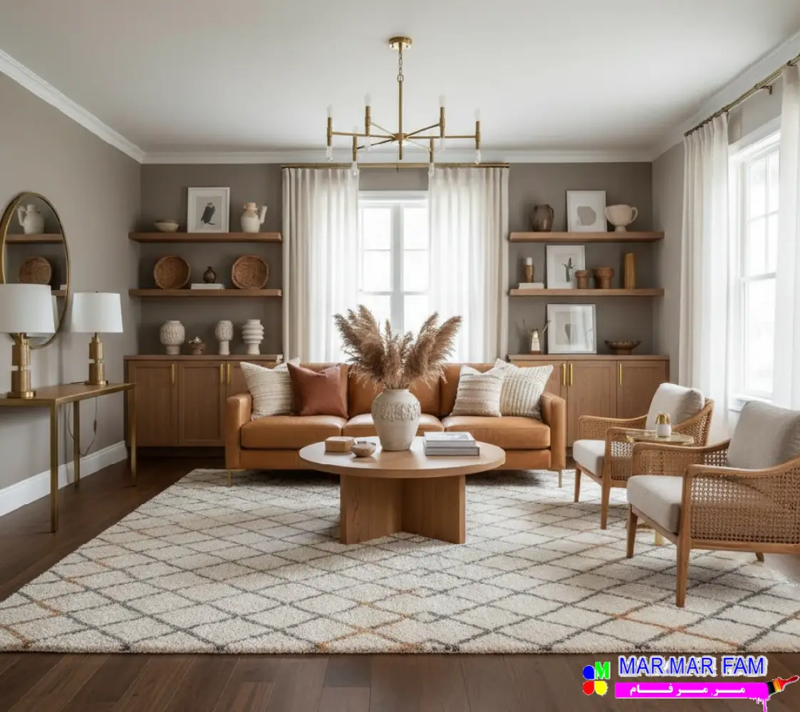 استفاده از خاکستری گرم برای اتاق های کوچک