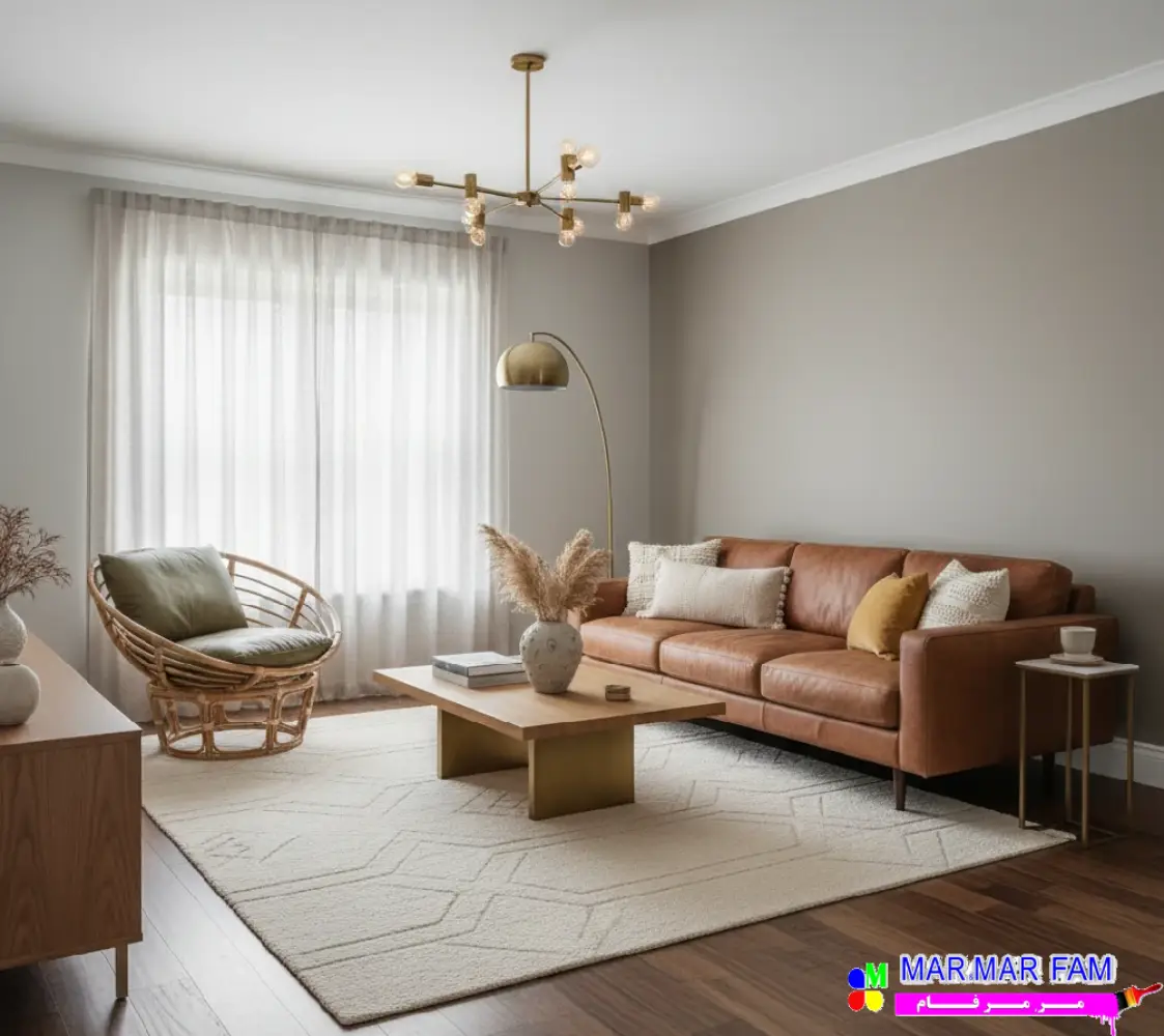 رنگ بلوطی و چوبی برای ایجاد فضای گرم و صمیمی