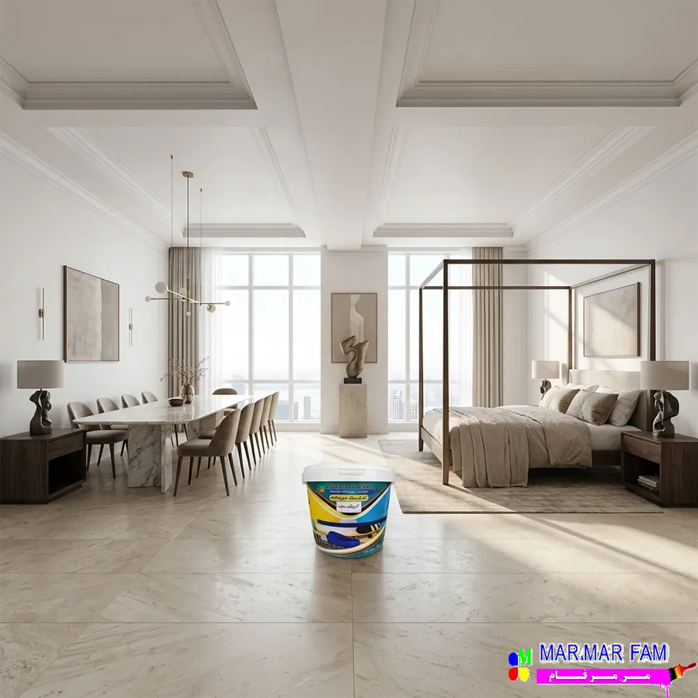 بهترین فضاها برای اجرای رنگ آکریلیک مات