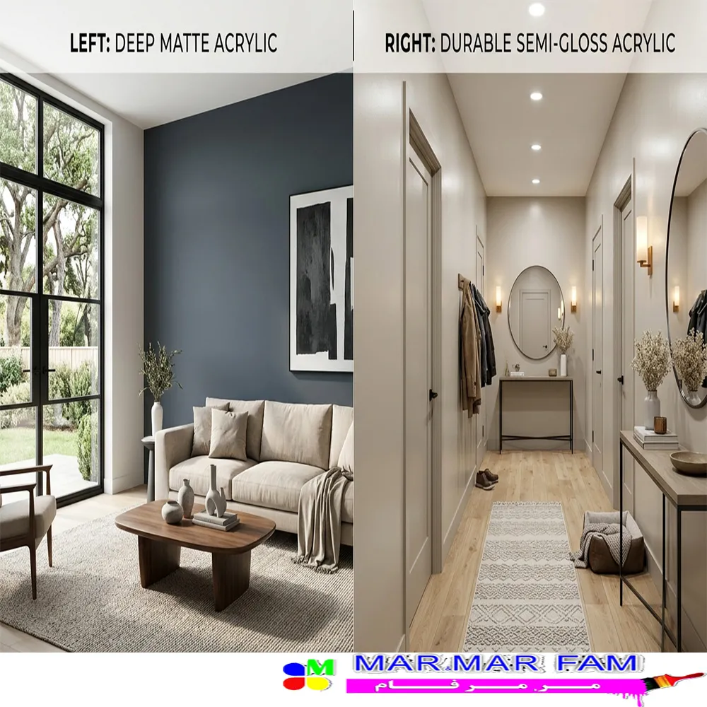 کدام نوع از رنگ آکریلیک یک برای پروژه شما مناسبتر است؟